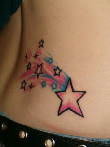 free star tattoo stencils