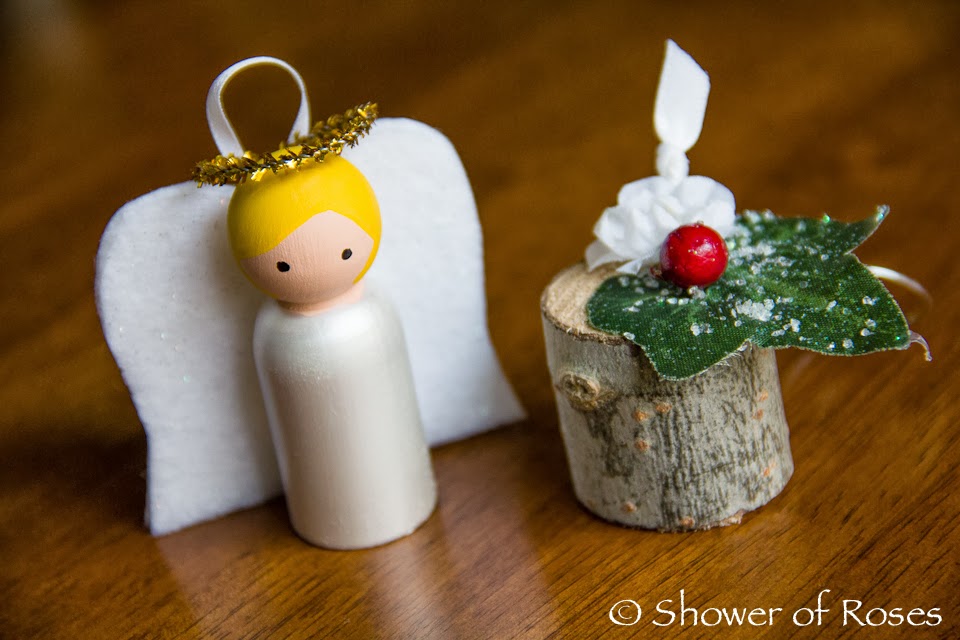 Shower of Roses "Root of Jesse" Ornaments for the Jesse Tree Swap