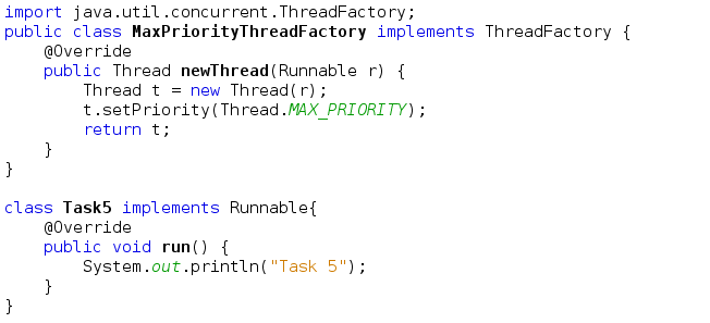 Java Program Using Runnable Interface Example