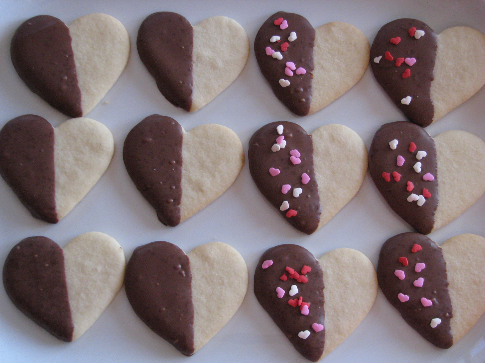Making Merry Memories Chocolate Dipped Valentine's Cookies