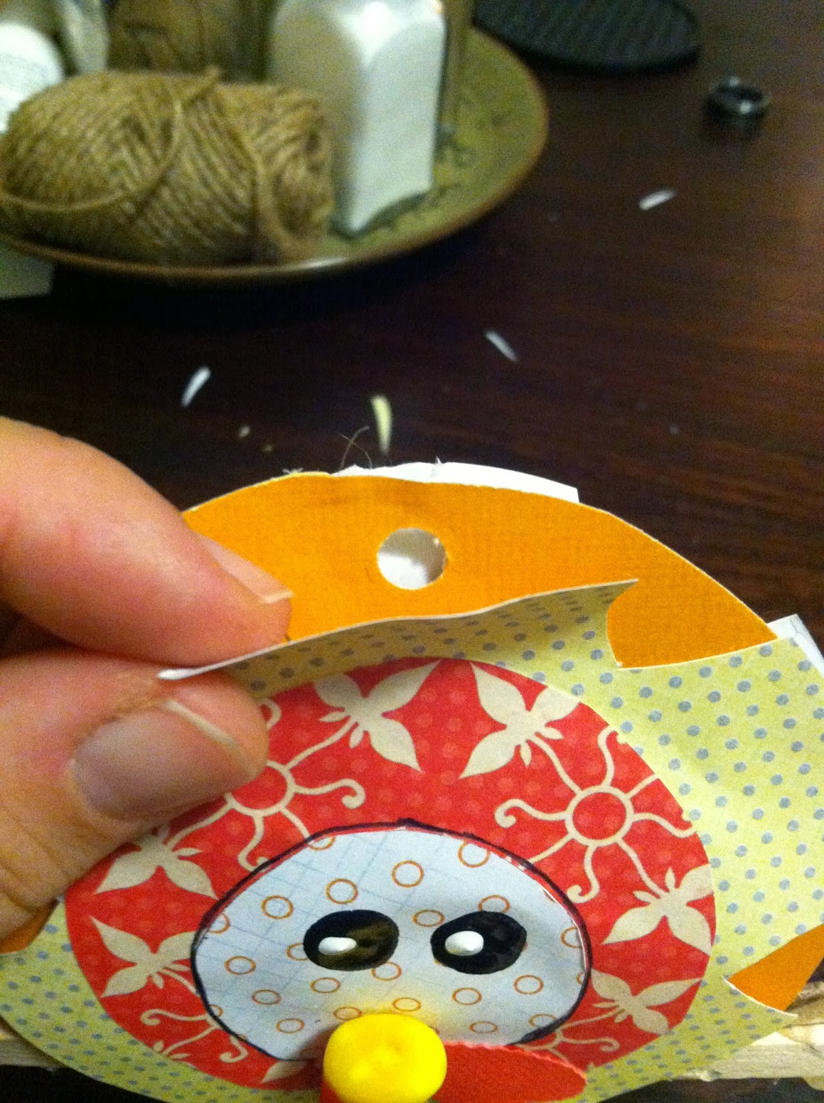 CraftyGoLucky Turkey Day Bunting & Matching Place cards!