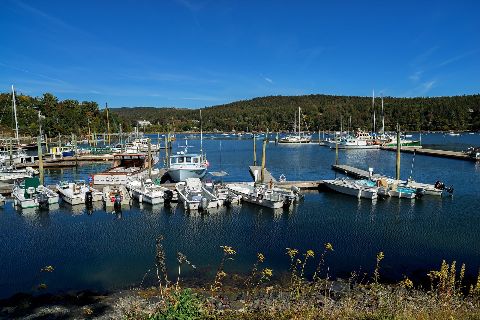 Mike's Photographs Day 8 Maine, Bass Harbor at Dawn, Boat trip from
