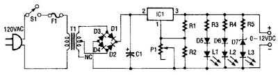 Build a 0 To 12V, 1A Variable Power Supply Circuit Diagram