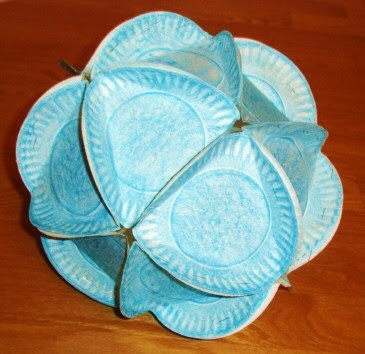 Learning Ideas - Grades K-8: Geometry - Making a Paper Plate Icosahedron
