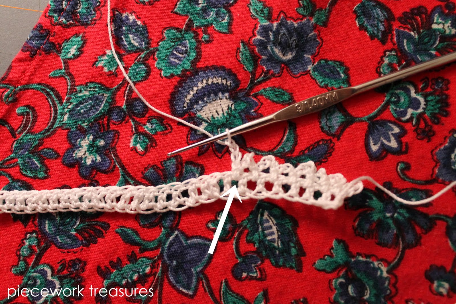 Lisa's Carolina Handmade 'Make your Own' Crochet Trim ohsoeasy