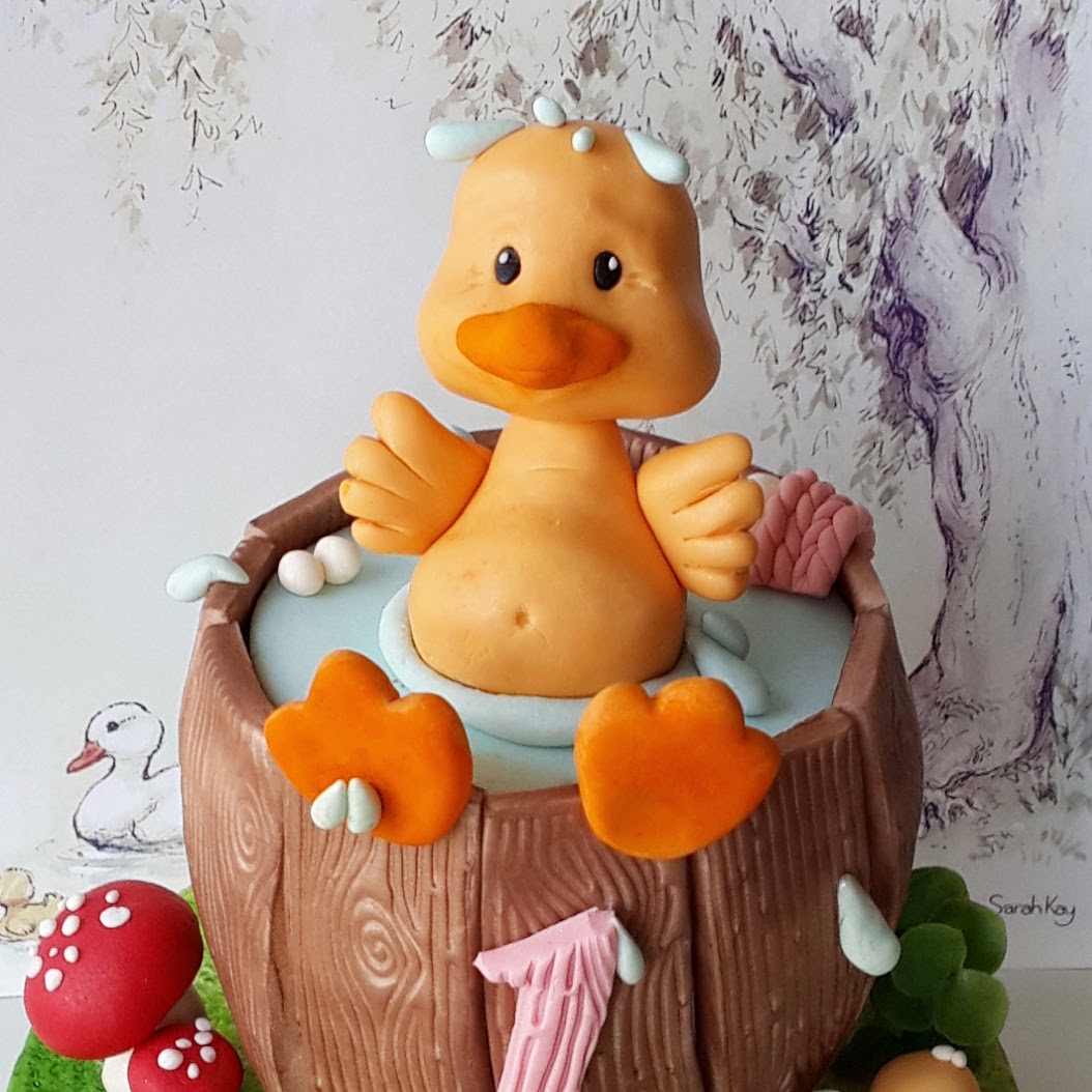Tatlıbirşeyler Ördekli 1 yaş pastasıtatlıbirşeyler