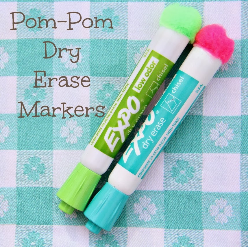Henrietta & Clementine PomPom Dry Erase Markers