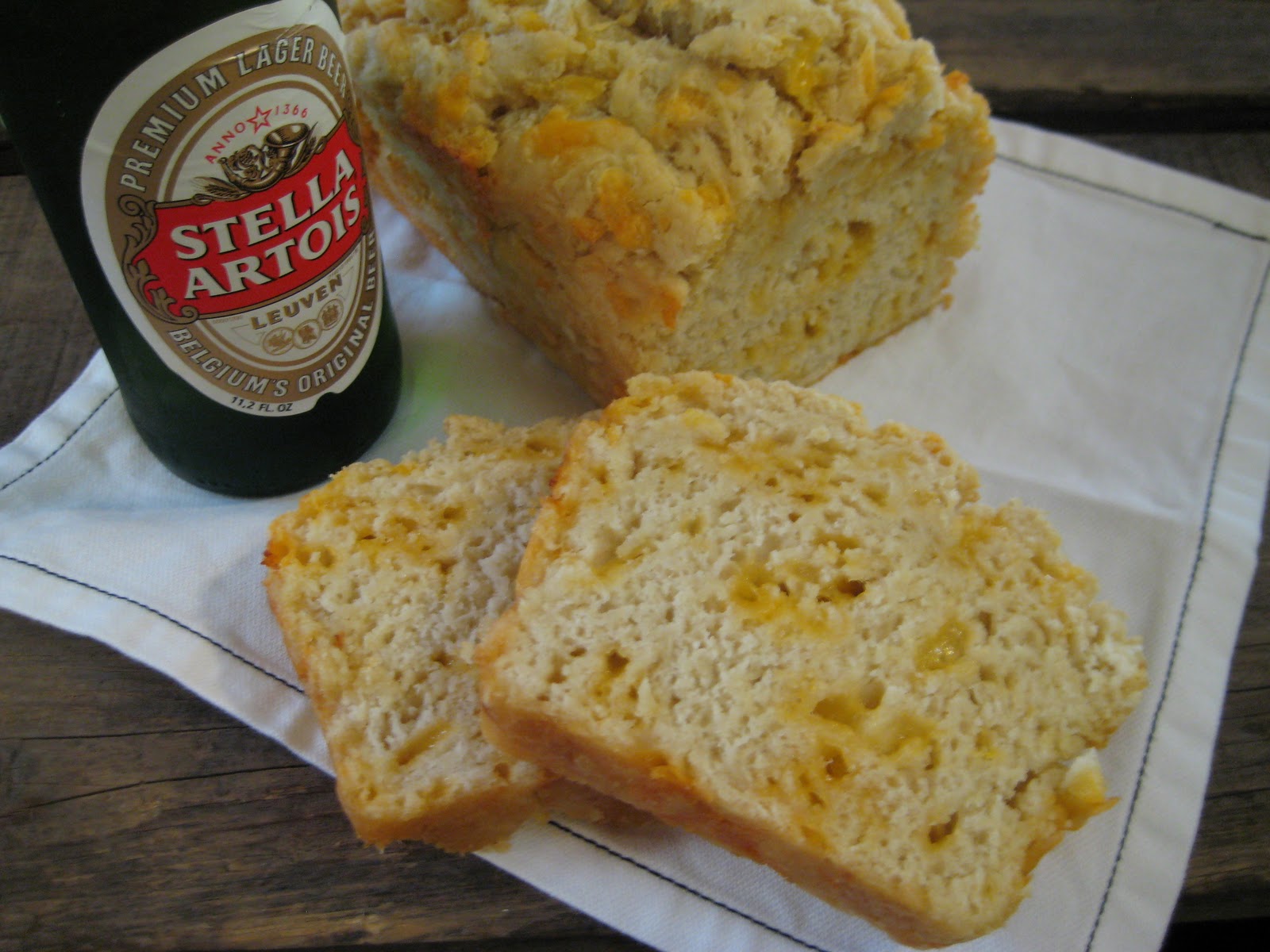 The Lush Chef Cheddar Beer Bread