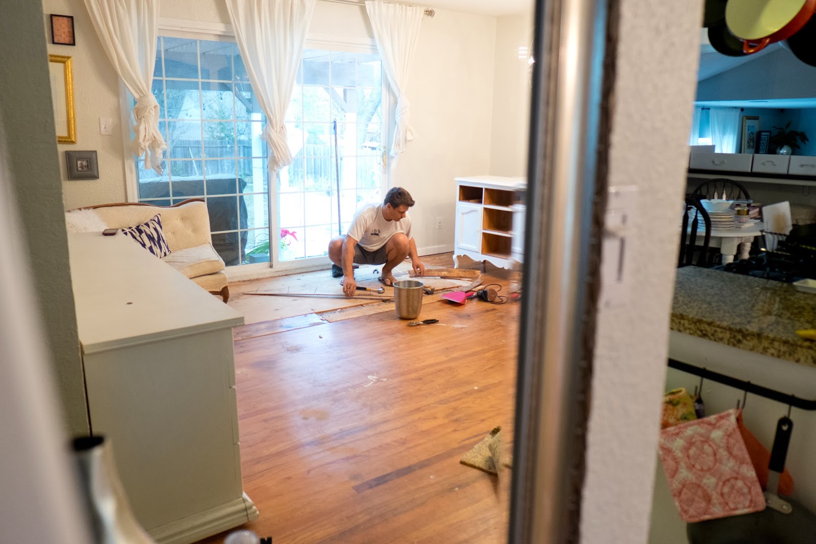 Domestic Fashionista Recovering Hardwood Floors