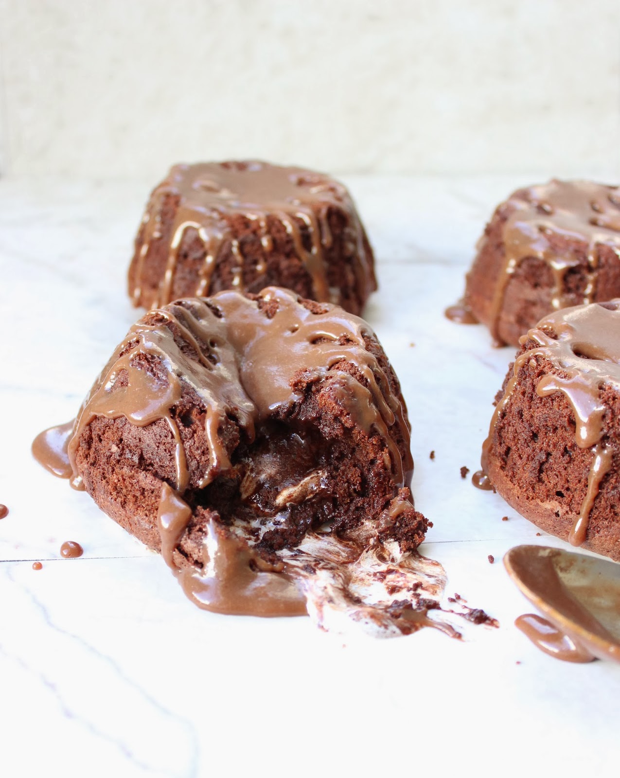 Stew or a Story Marshmallow Filled Molten Chocolate Cakes with Peanut