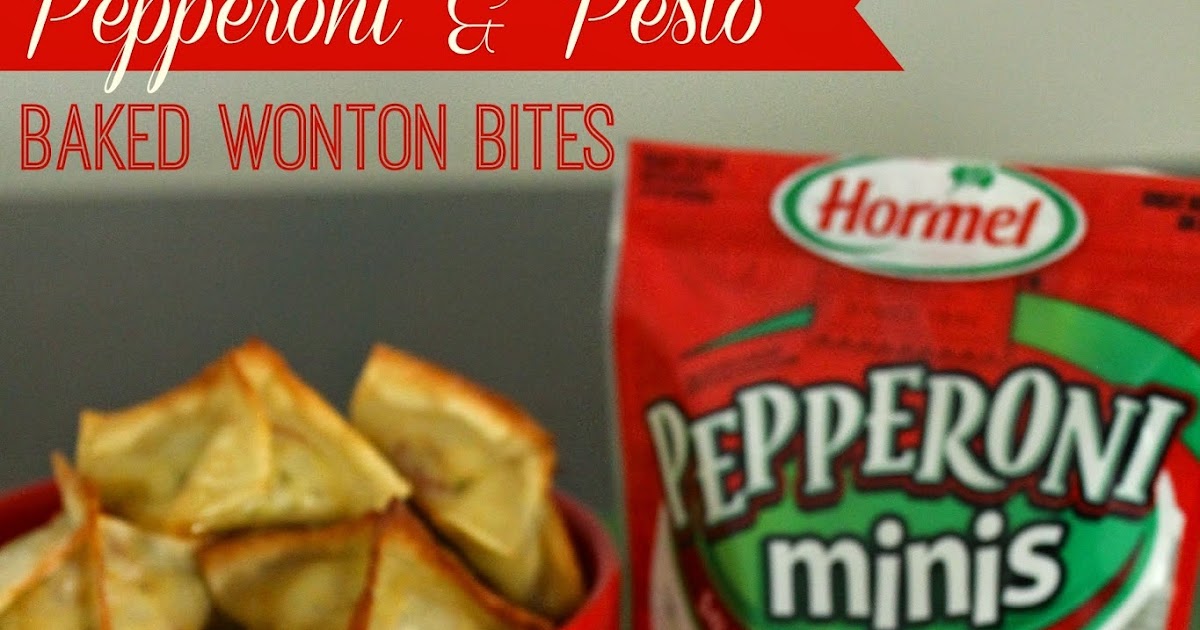 Love and Confections Hormel Pepperoni & Pesto Baked Wonton Bites PepItUp
