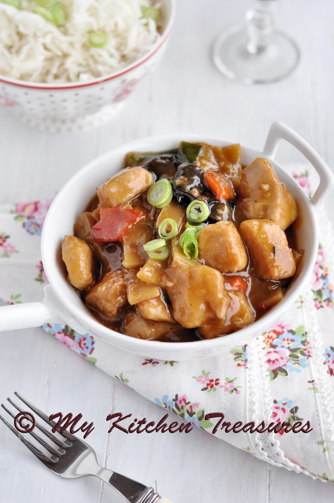 My Kitchen Treasures: Chicken With Garlic Sauce