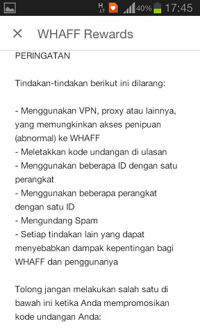 Aturan bonus 30