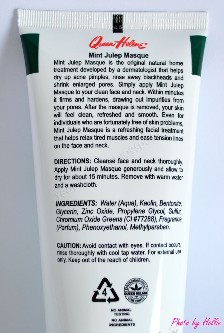 Random Beauty by Hollie REVIEW Queen Helene Mint Julep Masque