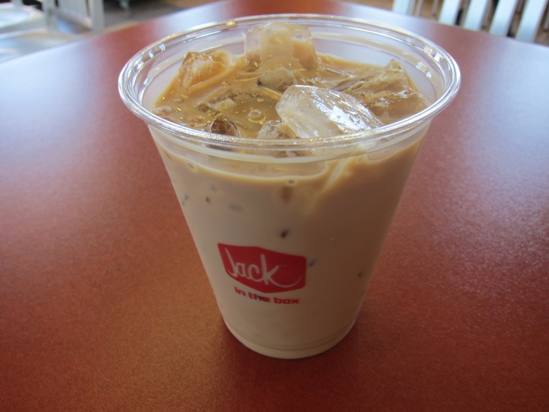 Review Jack in the Box Original Iced Coffee Brand Eating