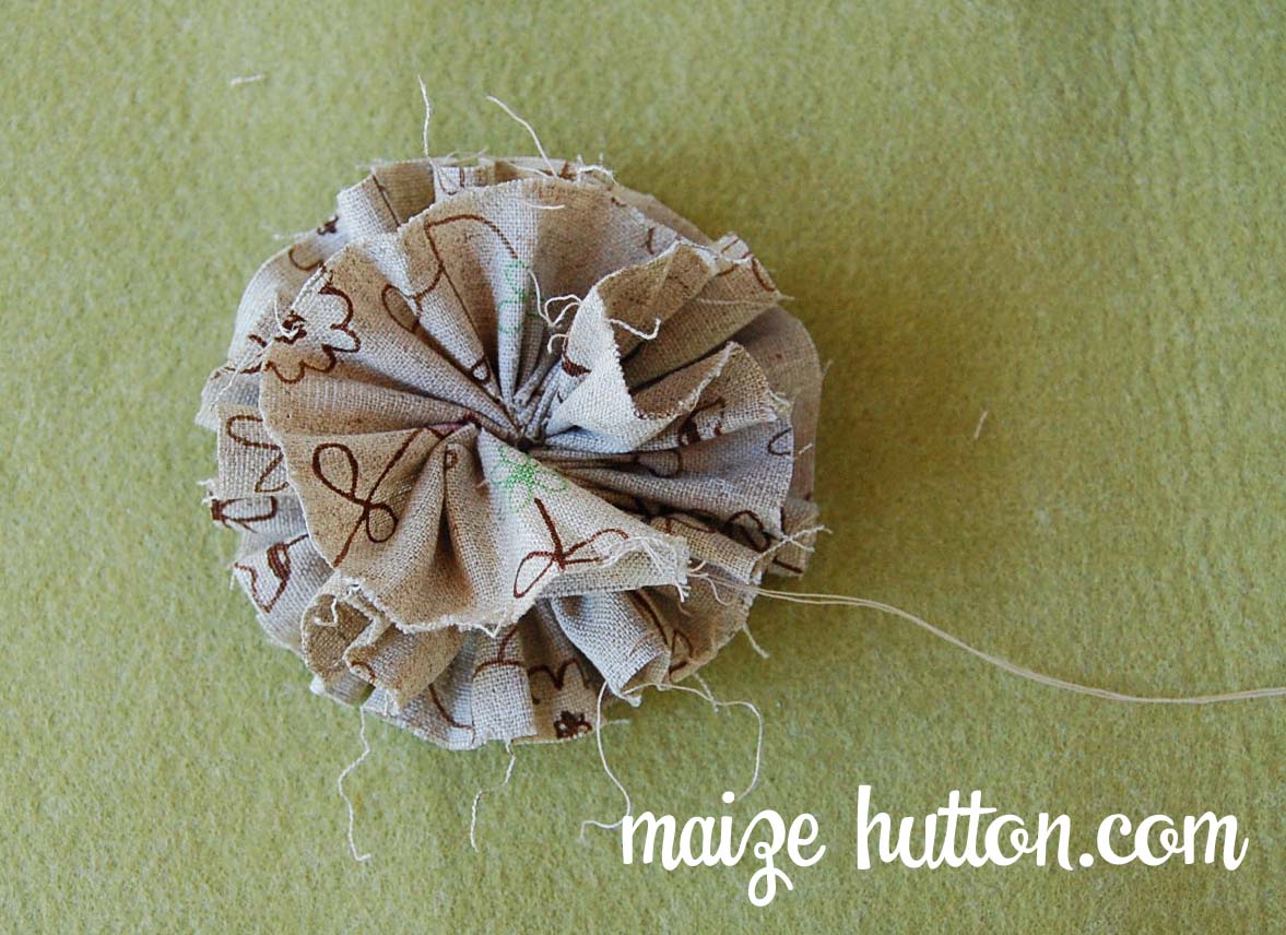 Notes. Easy steps How to make organza and fabric flowers.