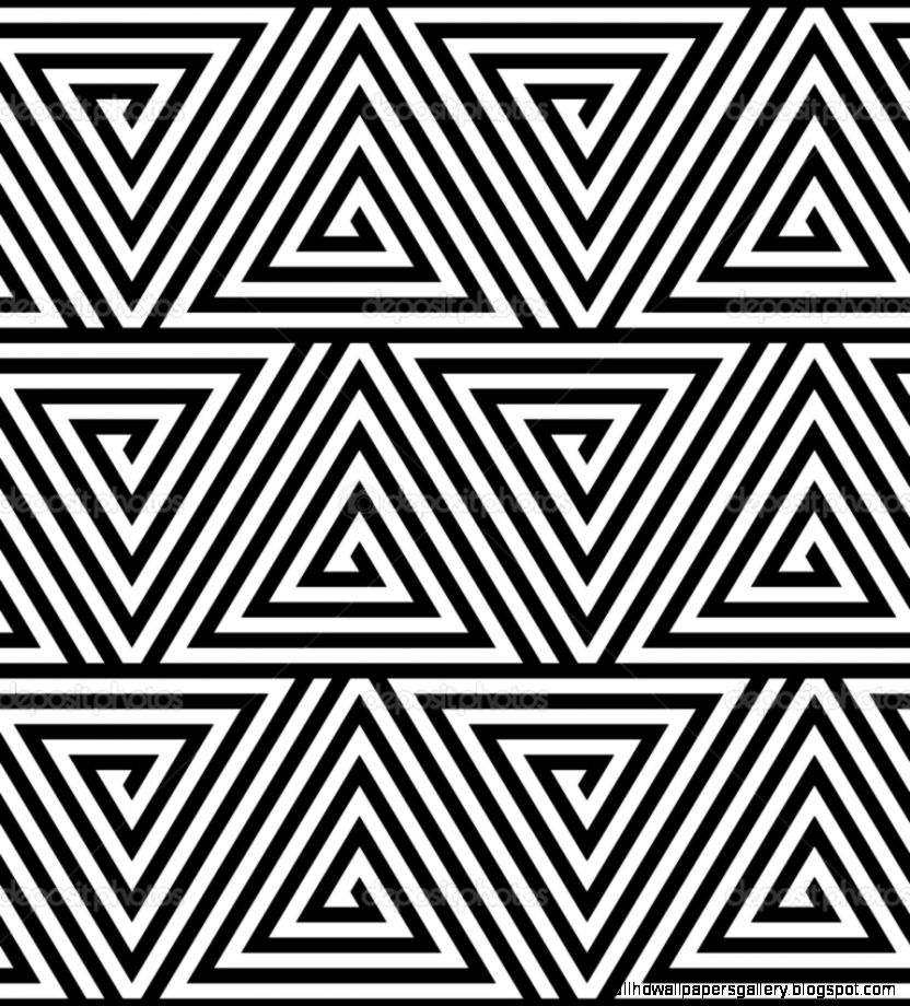 Triangles Black and White Abstract Seamless Geometric Pattern Triangles Black and White Abstract Seamless Geometric Pattern