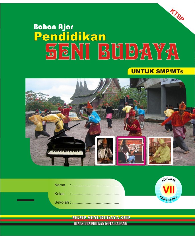 Design Grafis Cover Bahan Ajar SMP/MTs Kota Padang