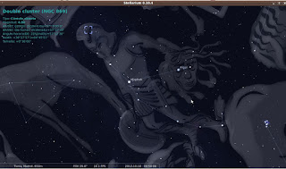 Perseo Stellarium Doble Cúmulo Algol Mirfak