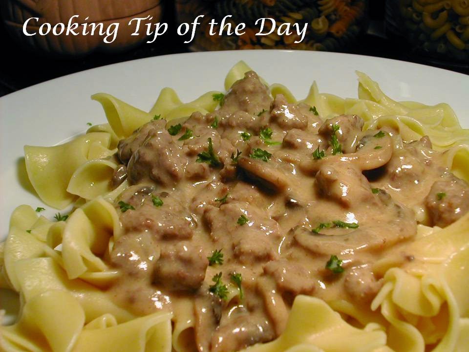 Cooking Tip of the Day Recipe Beef Stroganoff for a Crowd