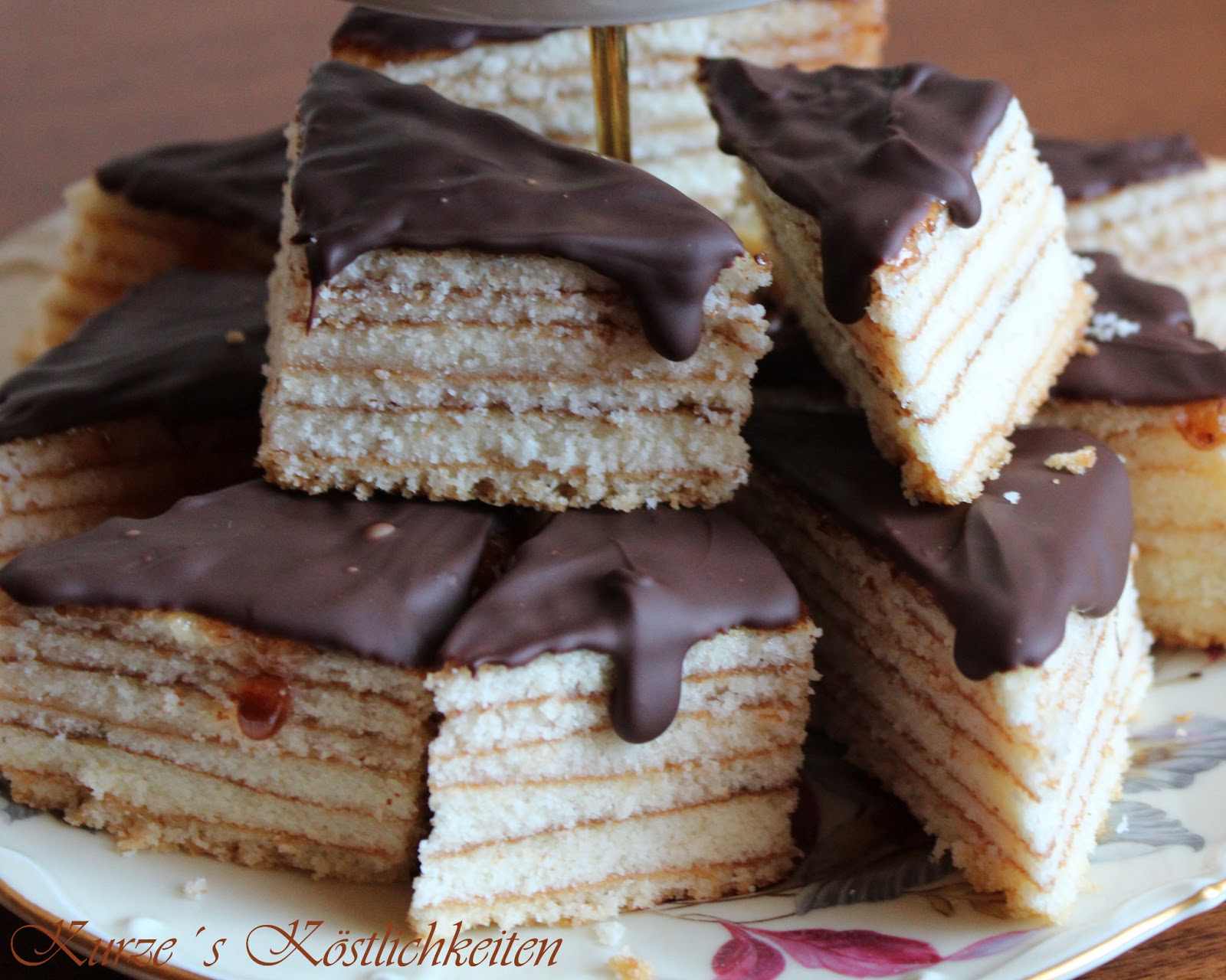 Kurze´s Köstlichkeiten: Etagere #3: Baumkuchenecken