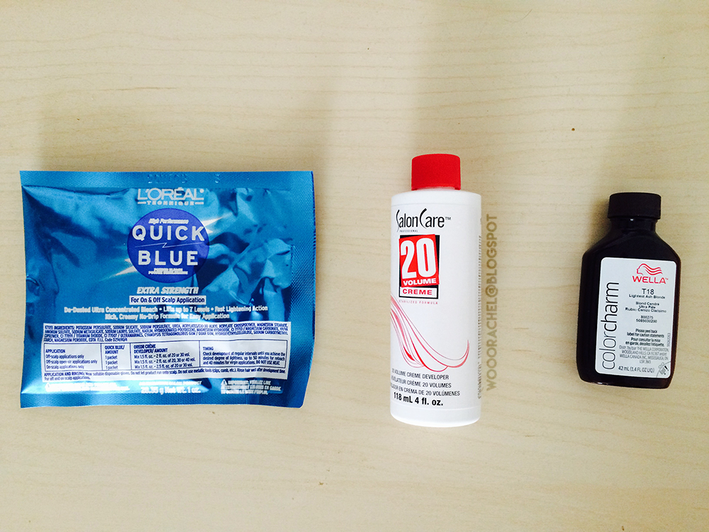 Wooorachel Dying Asian Hair Bleach Session 2 Toner