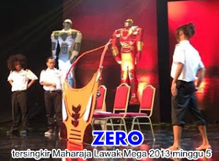 Zero tersingkir Maharaja Lawak Mega 2013 minggu 5, ZERO TERSINGKIR MLM 2013, zero tersingkir minggu 5
