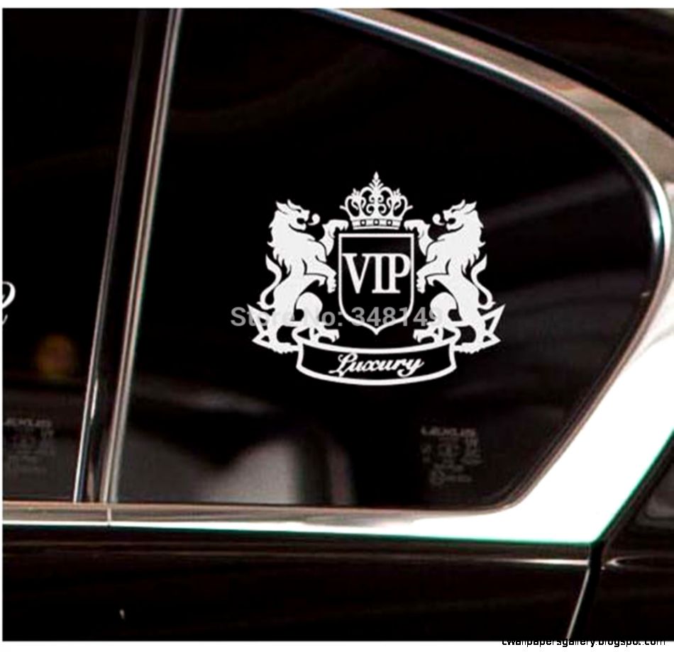 Car Accessories Luxury VIP Lion Reflective Car Sticker And Decal Car Accessories Luxury VIP Lion Reflective Car Sticker And Decal