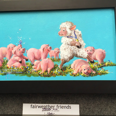 "fairweather friends" Sheep Incognito by Conni Togel - Summerville Flowertown Festival | The Lowcountry Lady