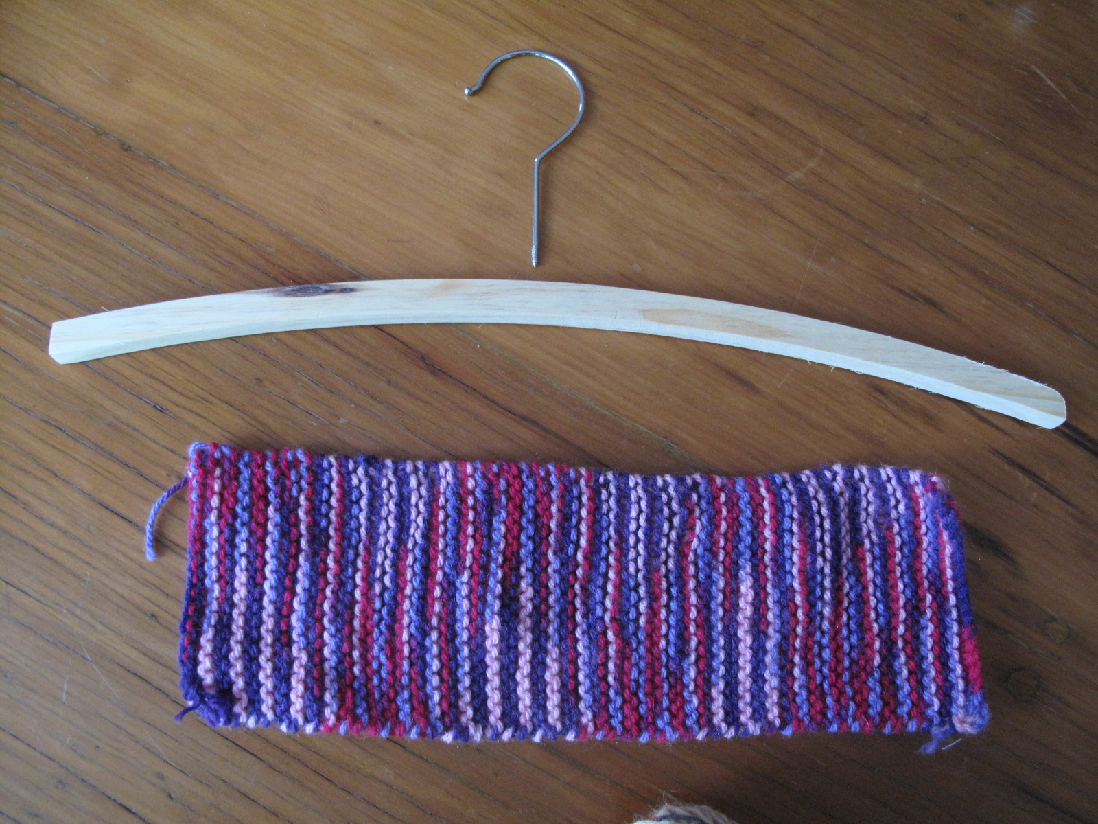 patchwork on central park Knitted Coat Hangers 2