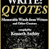 Write: Quotes - Free Kindle Non-Fiction