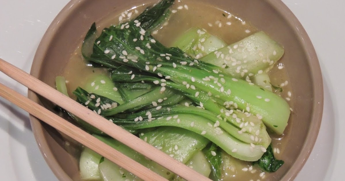 MIDI CUISINE Pak choi au bouillon de combawa et sésame {recette légère}