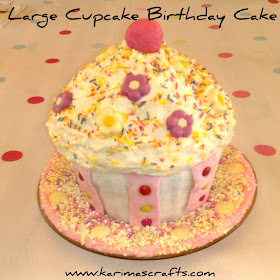 cupcake birthday cake tutorial
