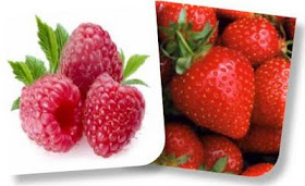 strawberri dan rasberri