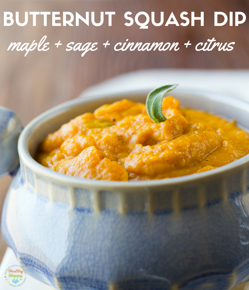 Holiday fave: butternut squash dip, vegan and delicious