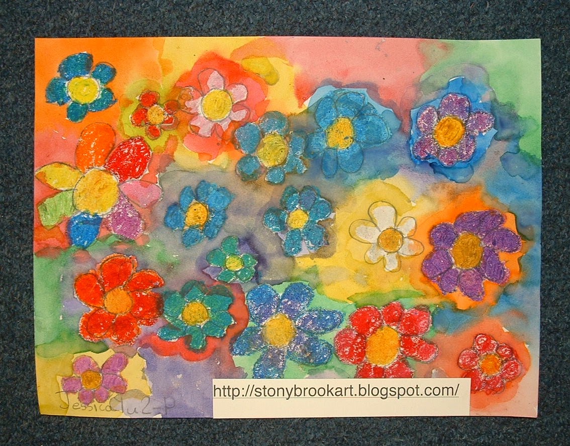 Mrs. Belton's Artists Grade 2 Oil Pastel and Watercolor