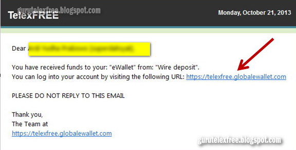 Cara deposit dengan wire transfer