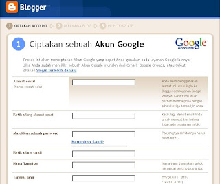 Cara Daftar Blogger | Berbagi Kreativitas