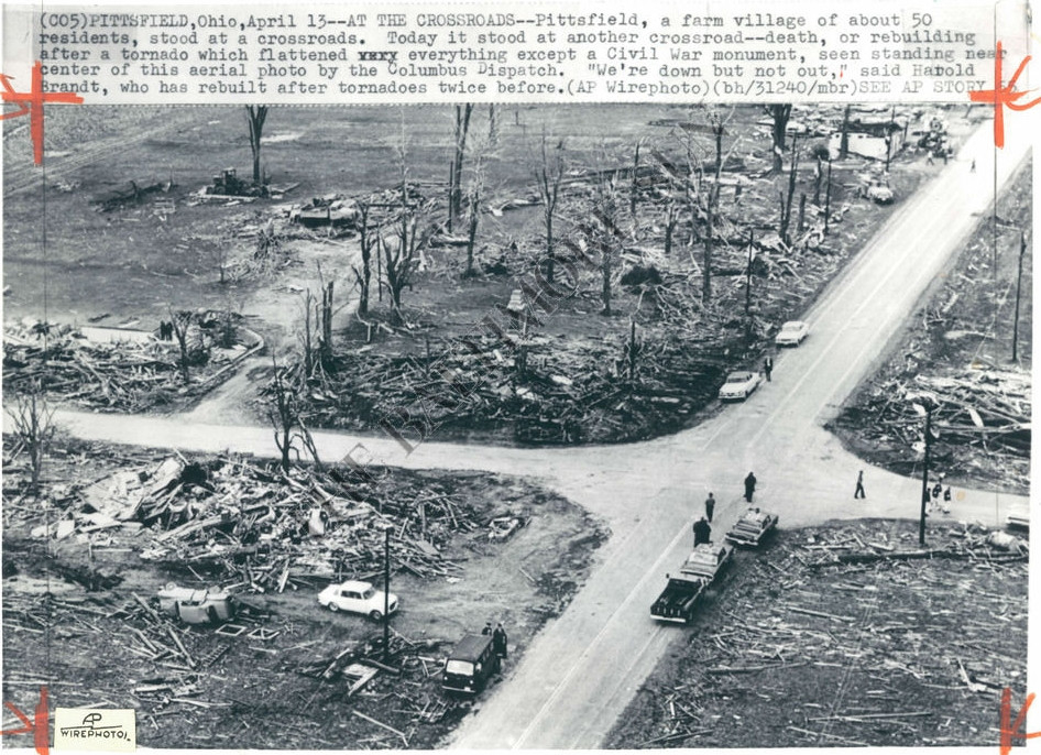 Brady's Bunch of Lorain County Nostalgia Pittsfield Tornado Damage