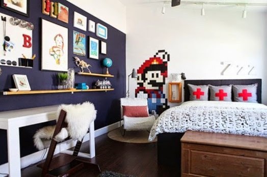 Habitaciones Temáticas para Niños de Mario Bros - Elegantes | Infantil