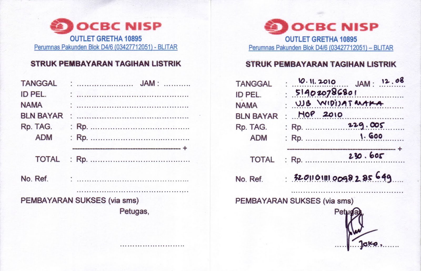 Tutorial PPOB Tektaya SMS PAYMENT