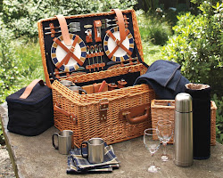 Picnic Basket Filled to the Brim