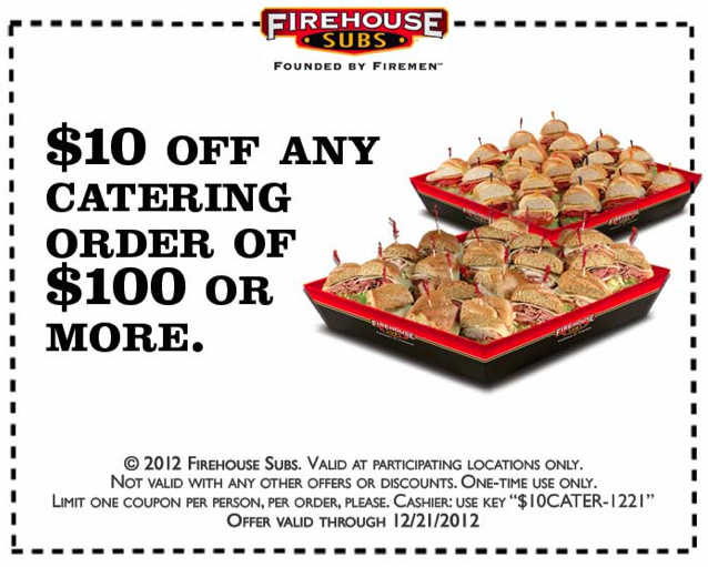 Firehouse subs coupon code