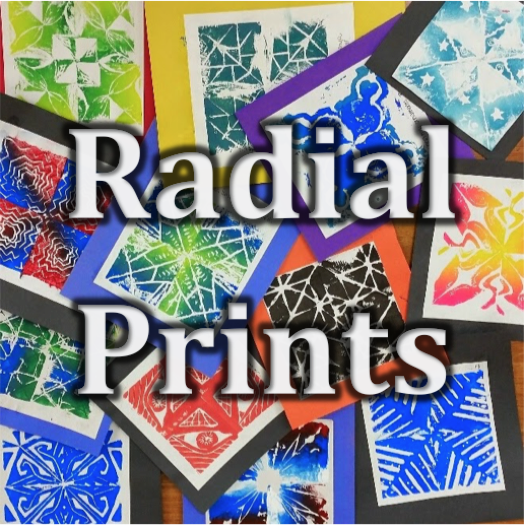 Mixed Media (9-12) | Printmaking Radial Designs