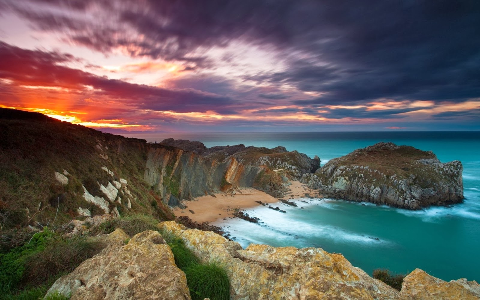 17 Colorful Beach Sky Wallpapers - Wallpapers Free