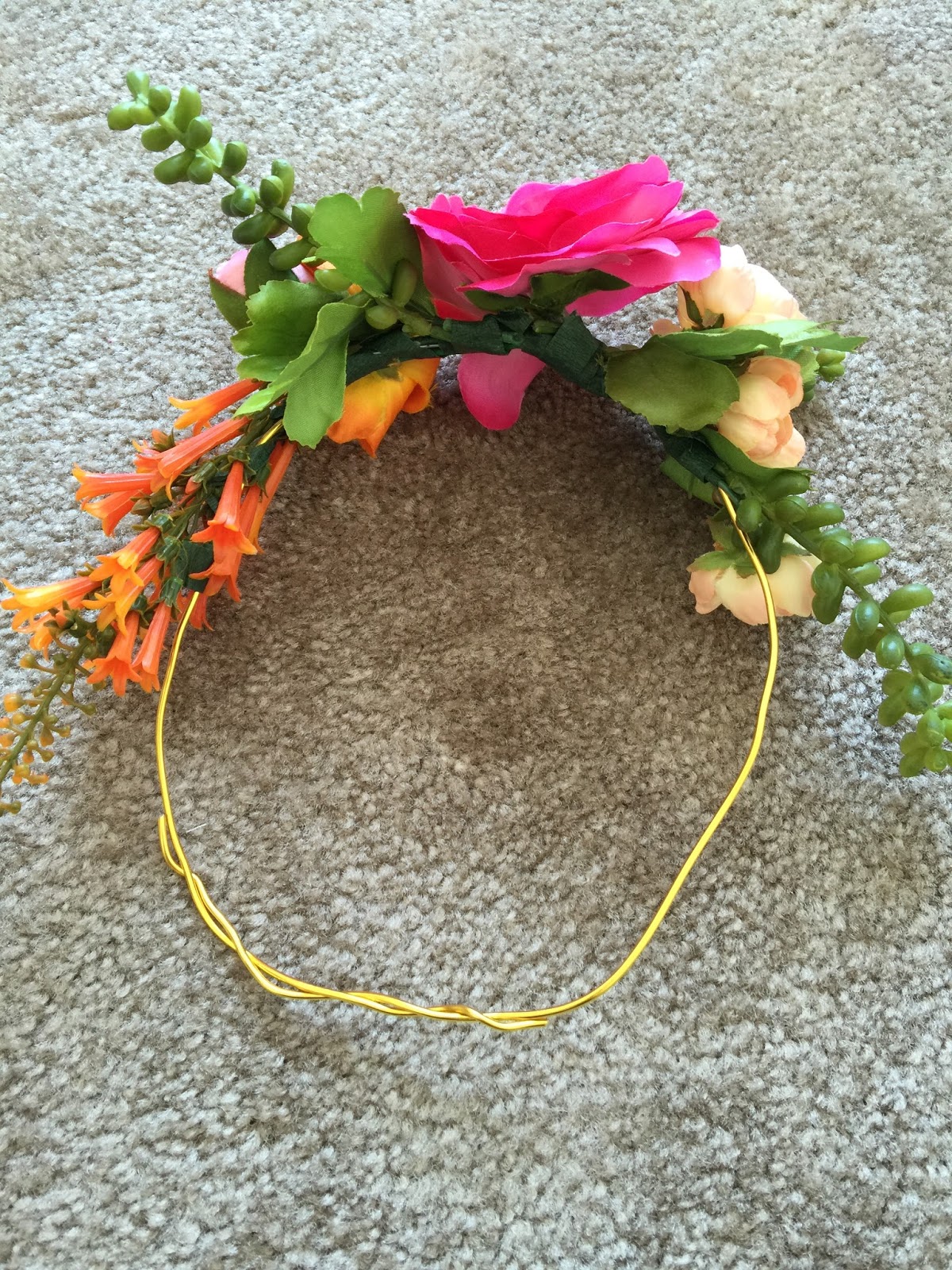 restlessrisa DIY Floral Halo
