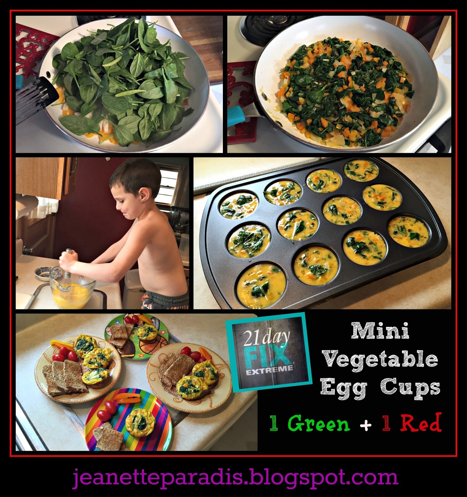 Kitchen Window Mini Vegetable Egg Cups 21 Day Fix Extreme Recipe