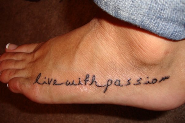cross tattoos for women on foot. Foot Tattoos Words