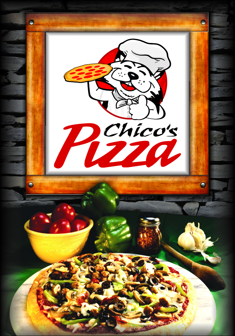 boka DESIGN Placa Chico's Pizza