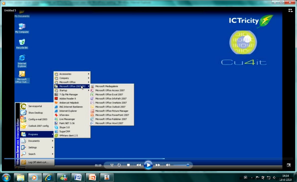 your office online with Online Desktop by ICTricity Video your office online with Online Desktop by ICTricity Video